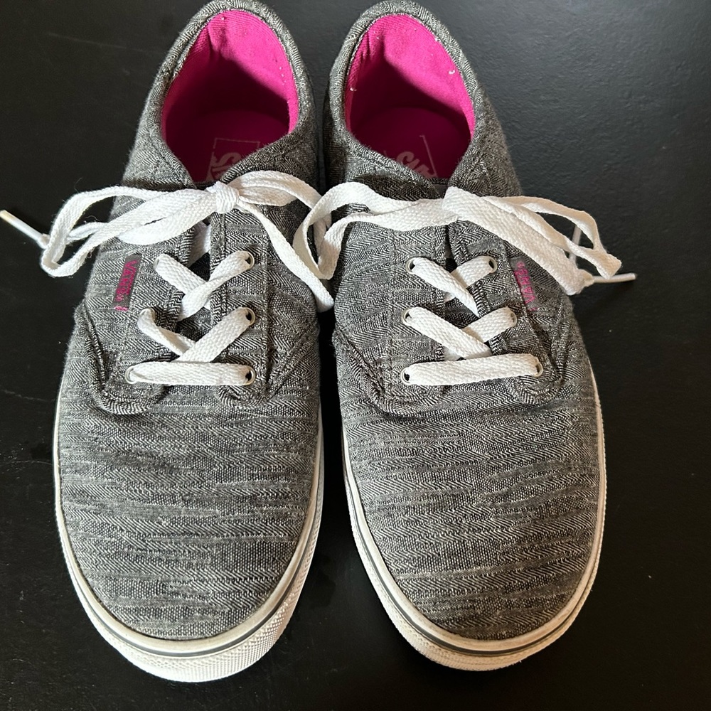 Vans Gray Sneakers Missy 5.5